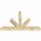 Ekena Millwork Saratoga Rough Sawn Timber Gable Bracket, Douglas Fir, 84"W x 56"H x 6"D x 6"F, 16/12 Pitch GBW084X56X0606SAR00RDF - alternate 5